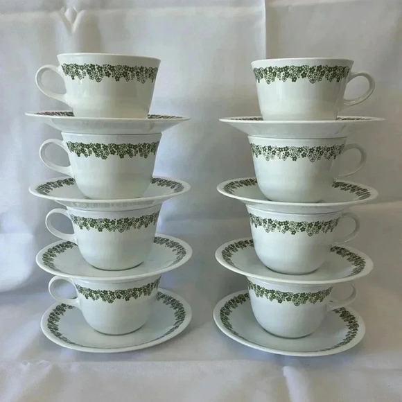 Corelle Other - Set of 8 Corelle SPRING BLOSSOM Mug/Cup & Saucer Set